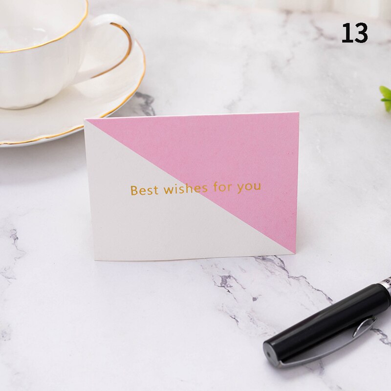 50PCS/20PCS Greeting Cards Mini Wedding Thank You Cards Message Cards Box Decoration Birthday Greeting Cards: -N13