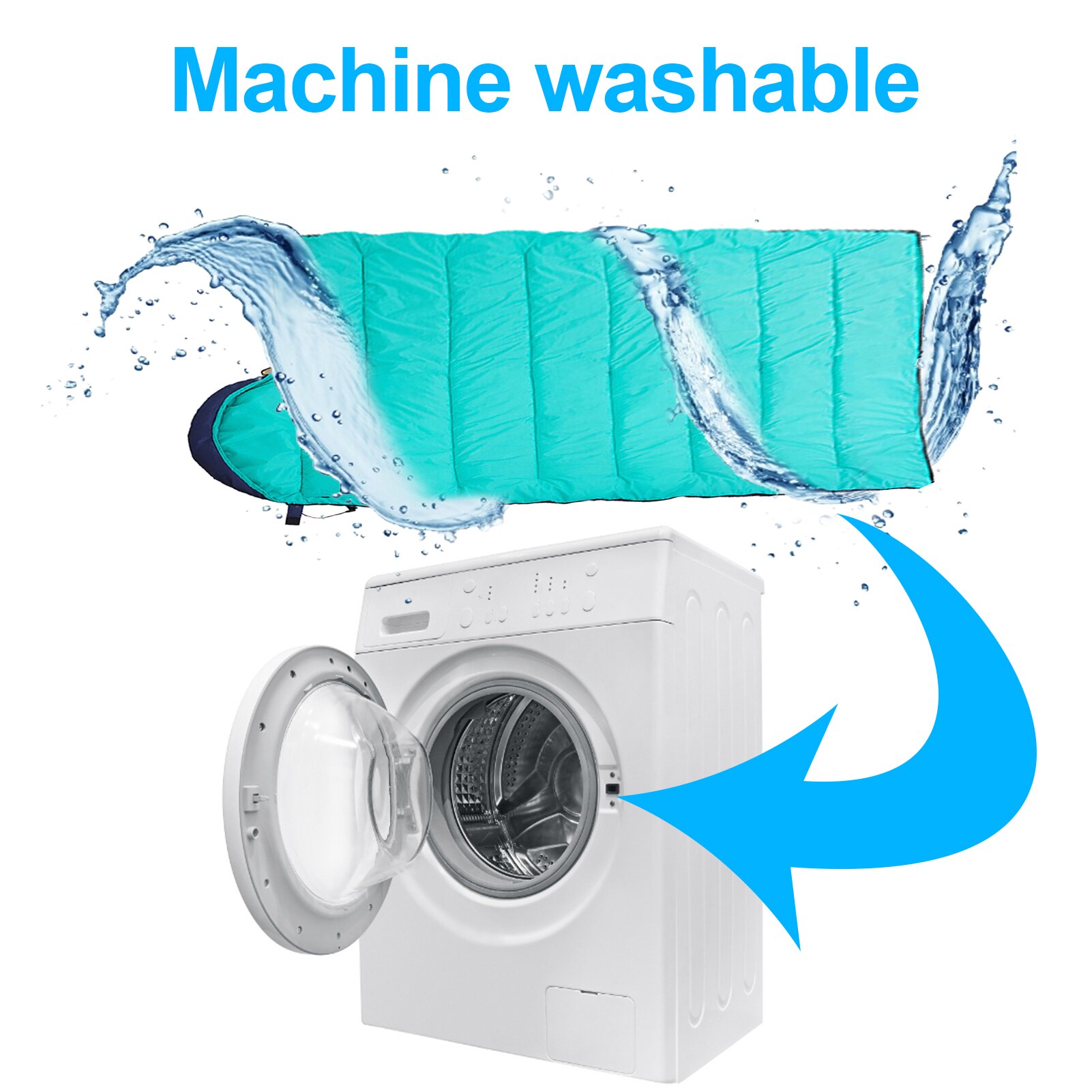 Verwarming Slaapzak Winter Slaapzak Elektrische Verwarming Camping Slaapzak 100% Katoen Flanel Stof Outdoor Waterdichte