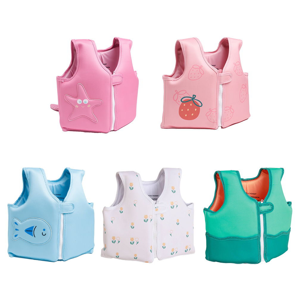 Kids Life Jackets Baby Swimsuit Children Life Vest Inflatable Swim Vest Swimming Aid Buoyancy Clothing Swimming Pool Accessories