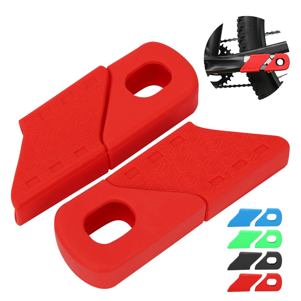 4 Stks/set Fiets Crank Cover Crankstel Protector Professionele Bescherming Mouw Silicone Mtb Racefiets Fietsen Onderdelen Accessoires