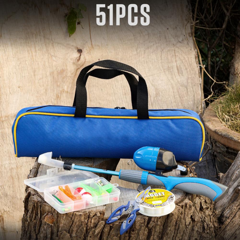 Fish Rod Reel Kit Accessory Fishing Tackle Set Plastic Convenient Exquisite Tear Resistant Fishing Tackle Set