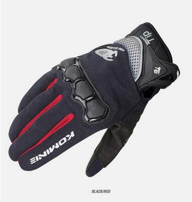 Komine GK-162 GK 162 3D Protective Mesh Gloves Motorbike BMX Bike Off Road Glove