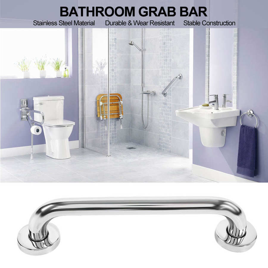 30cm Thicken Stainless Steel Bathroom Bathtub Grab Bar Safety Hand Rail for Bath Shower Toilet Bath Hand Rail