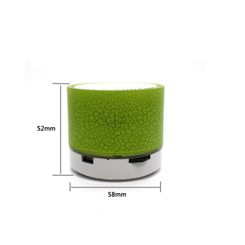 Portable Wireless Speakers Music Mini Speaker Miniledspeaker Electronics & Gadgets Black Rose Green Bluetoothspeakerforphone