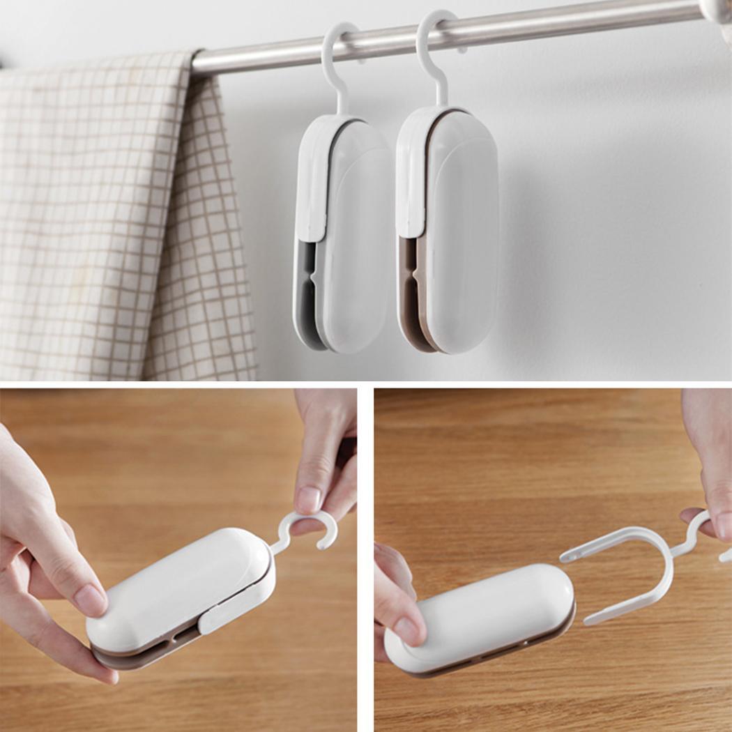 Mini Portable Handy Package Sealing Machines For Plastic Snacks Bags Heat Sealer Vacuum Resealer Kitchen Storage