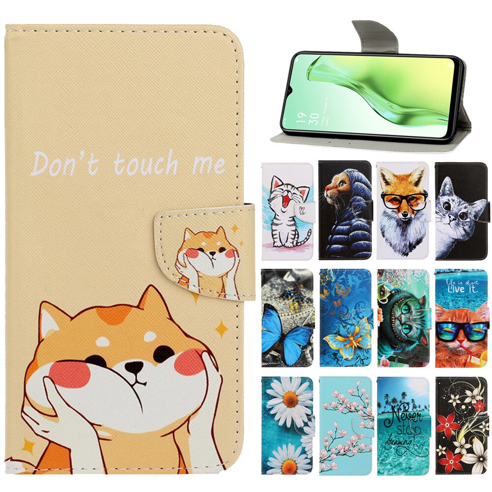 Oppo  a31 leren hoesje voor oppo  a31 hoesje flipcover voor oppo  a 31 portemonnee telefoonhoesje met kaarthouder etui