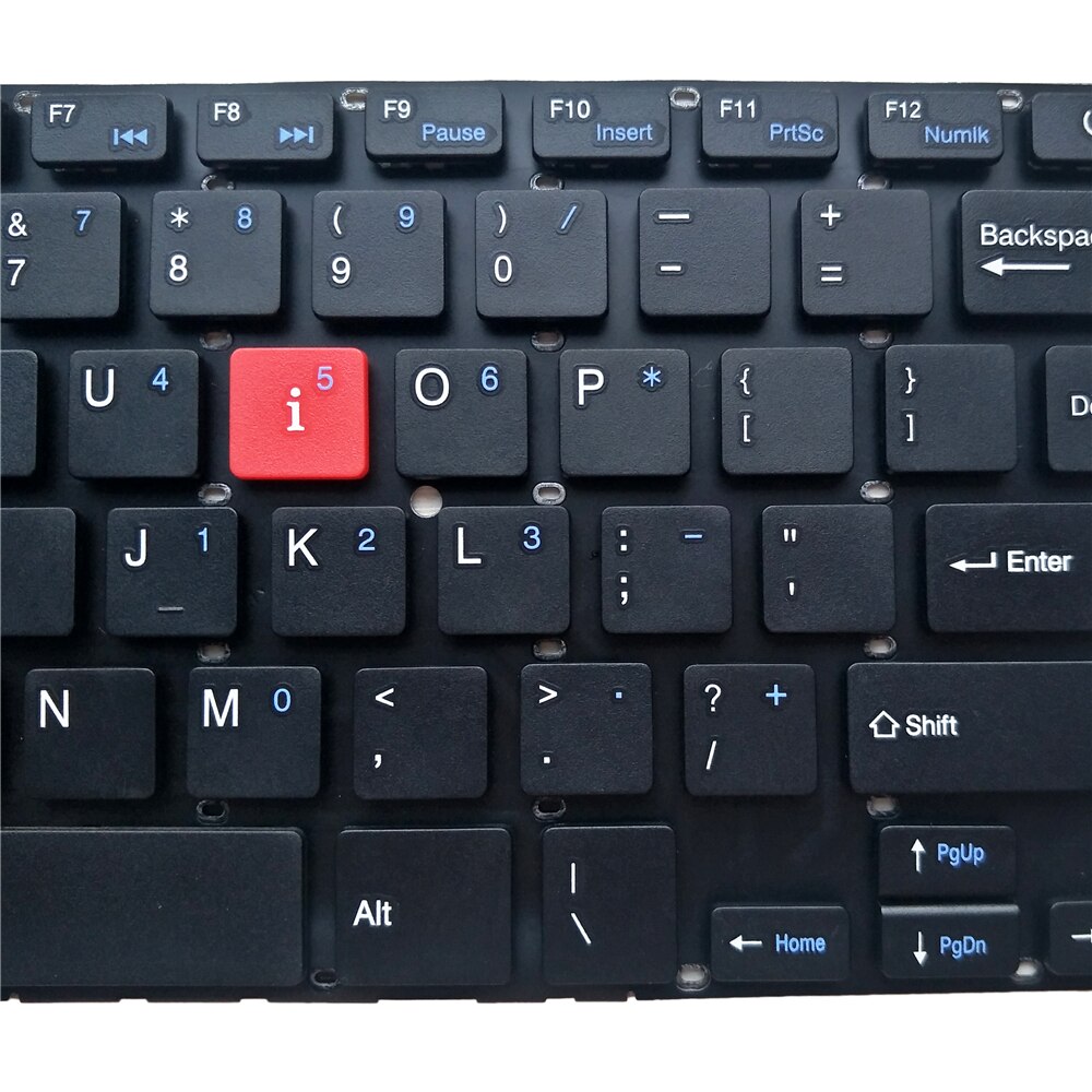 Notebook teclado ruso inglés RU TR pavo Enter disposición negro ordenadores portátiles KB a pieza de reparación XK-HS002 MB27716023 trabajo: RED