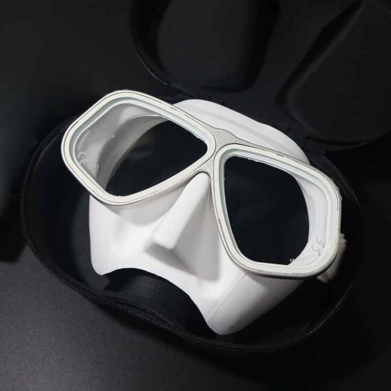 Similar Apollo's Free Diving Mask Aluminum Alloy Frame Mask Swimming Glasses 65cc Scuba diving Masks Snorkeling Wet Tube Set: light green