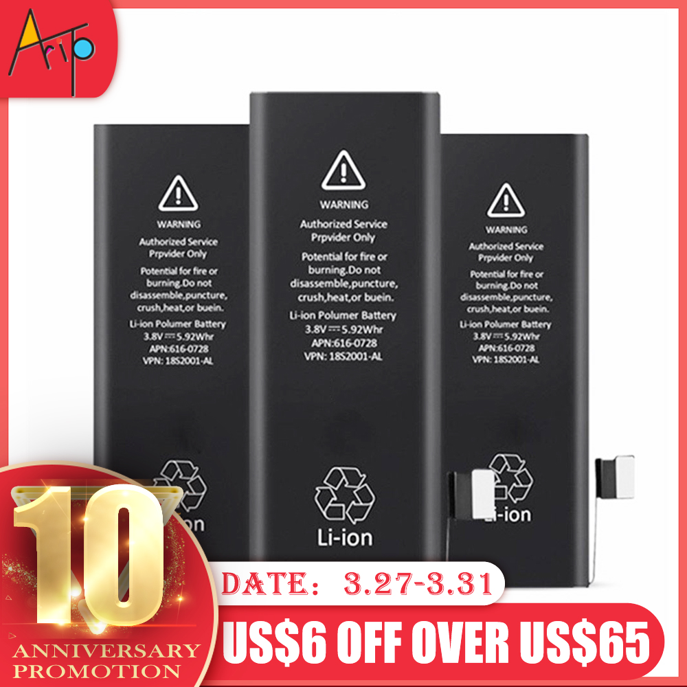 AAAAA For Apple IPhone Battery 5A Lithium Phone Battery For iPhone 6S 6 6p 6sp 7 7p 8 8p Real Capacity With Tool