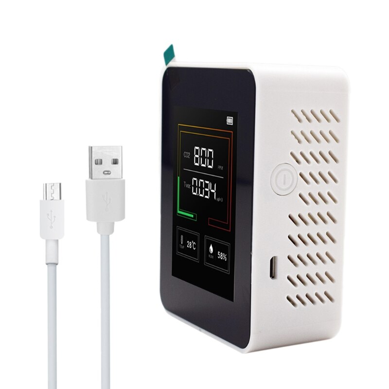 Carbon Dioxide Meter Carbon Dioxide Concentration Meter CO2 Air Purifier Air Detector Sensor Air CO2 Monitor
