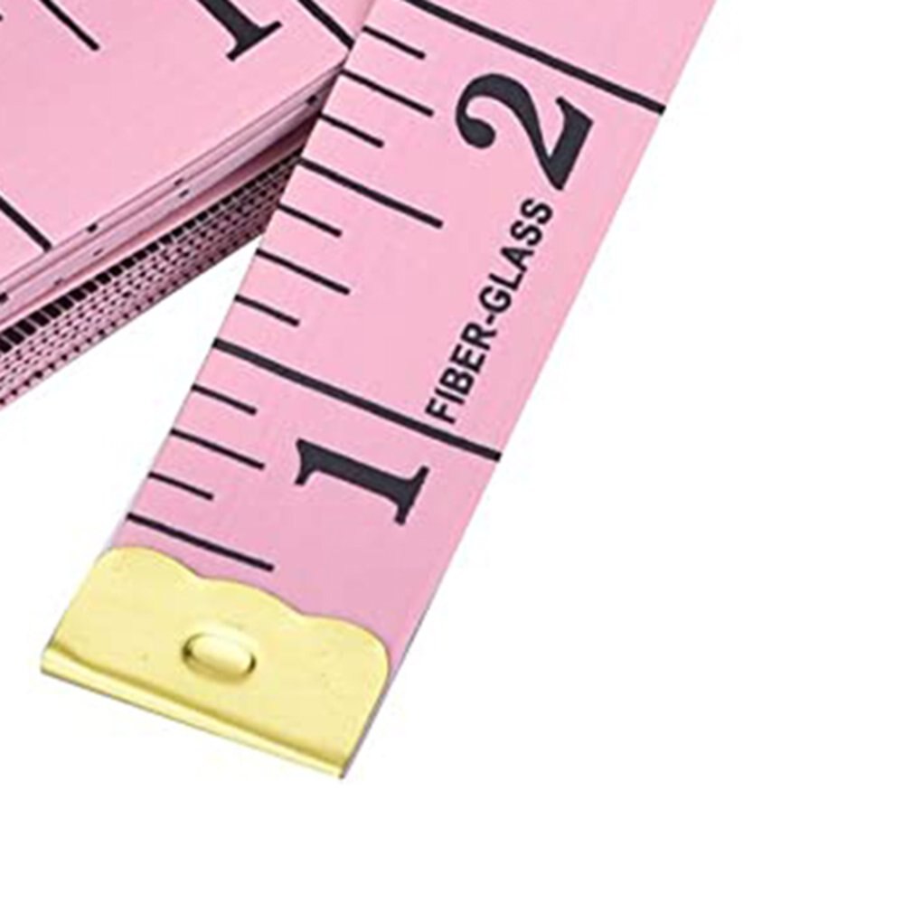 Measuring Tape 1.5M Environmental Pink Sewing Tape Measure Ruler For Sewing Human Body Waist Bust Size Measure Tools