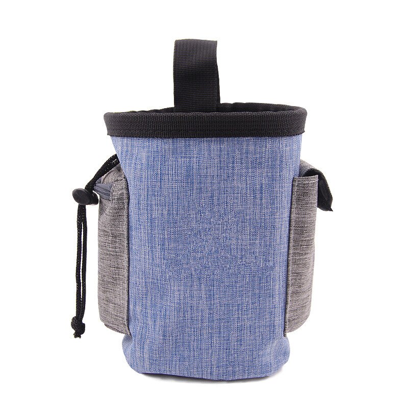 Bolsa de comida para mascotas multifuncional, ajustable, impermeable, bolsillo de entrenamiento, bolsa portátil para aperitivos, suministros para mascotas