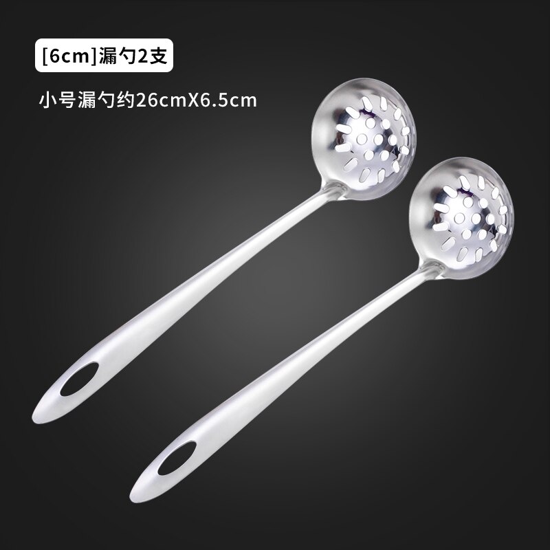 Pot Slotted Ladle Soup Spoon Stainless Steel Long Handle Small Size Large Size Porridge for Scooping up Porridge Home: Purple