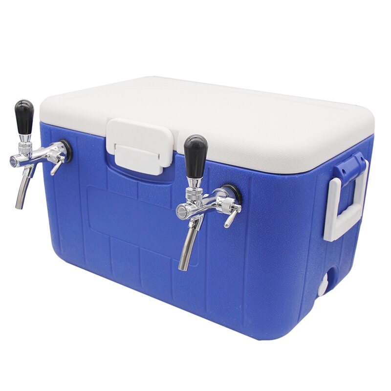 Jockey Box-grifo de cerveza con Control de Flujo ajustable, 11cm(4 1/3 ") de longitud, 7/8"-14 hilos, caja de cerveza de barril Homebrew