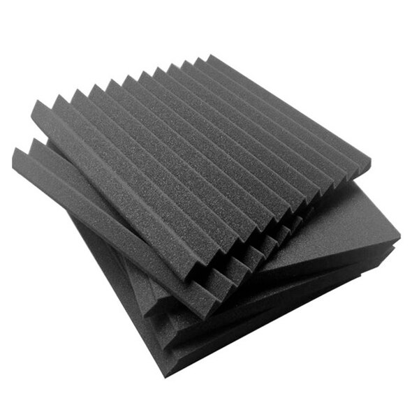 Wedge Acoustic Foam With Adhesive Tape 8 Pcs Soundproof Panels,Silencing Sponge Polyurethane foam