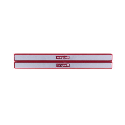 Magnetische Streifen 2 teile/satz 3 farben lange Magnet kurze Magnet büro whiteboard zubehör: rot 20cm