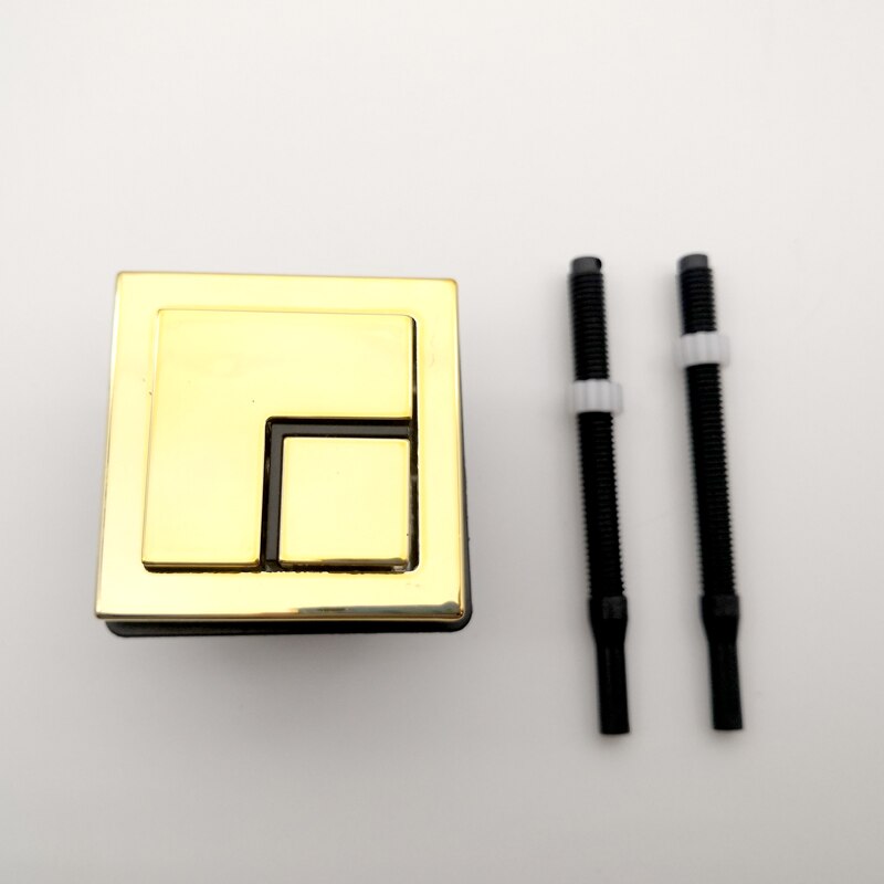 57x57mm Dual Flush Toilet Tank Gold colour Button Square shape Toilet Push Buttons Bathroom Accessories