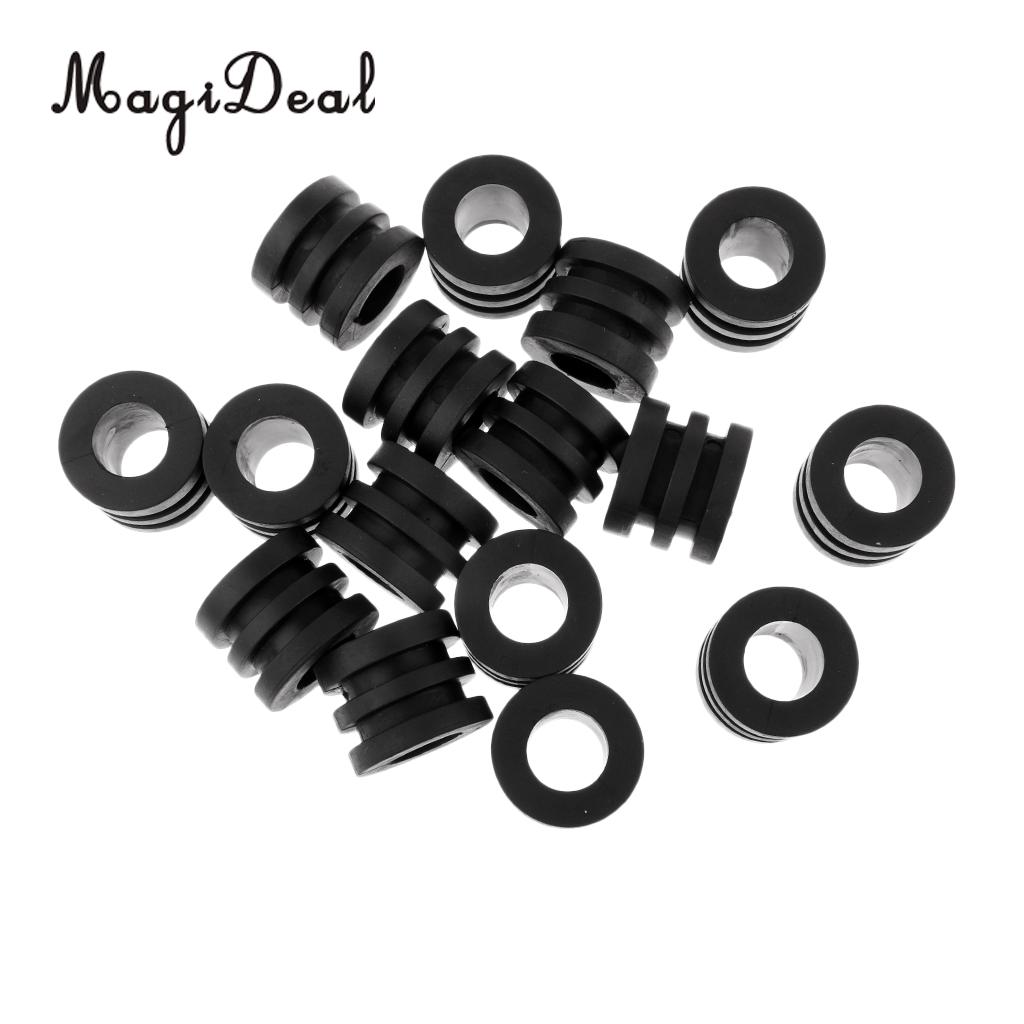 Magideal 16 Pcs Rubberen Ringen + 100 Stuks Eindkappen + 16 Stuks Bumpers + 10 Stuks Rod Lager Voor tafelvoetbal Tafel Voetbal/Voetbal 5/8