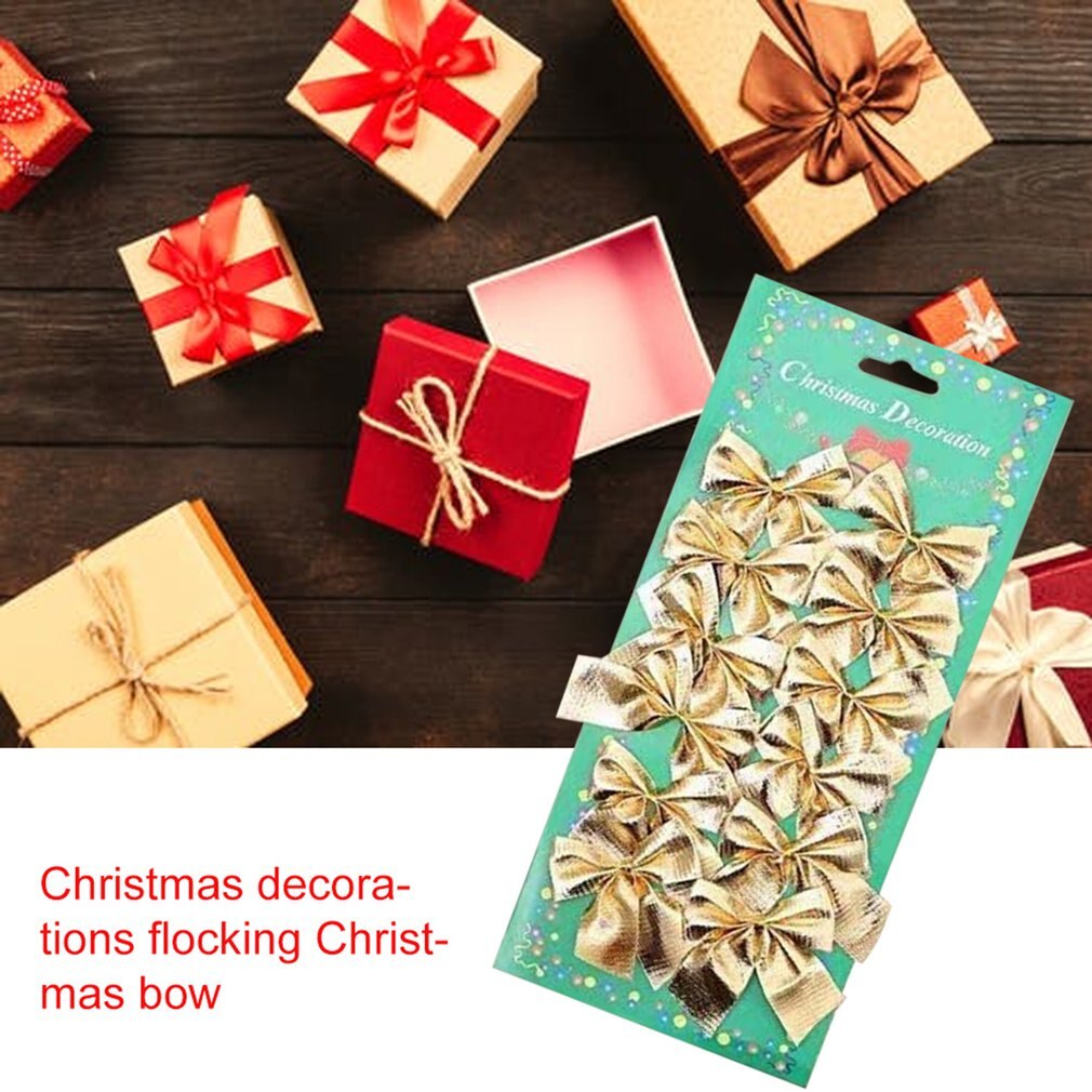 Kerstbenodigdheden rood goud zilver kerstversiering flock kerststrik kerstboomversiering