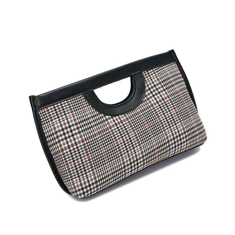 Vintage kleine katoenen damestassen merk dames handtassen geruite dames schoudertas geruite dames crossbody tas geheel