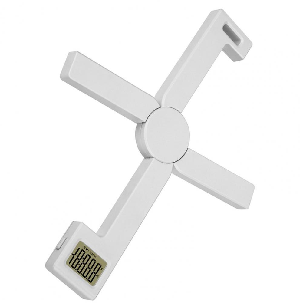 Balanza electrónica portátil plegable, báscula de cocina Hogar, minipesa pequeña de alta precisión para pesar gramos horneado de alimentos: Blanco