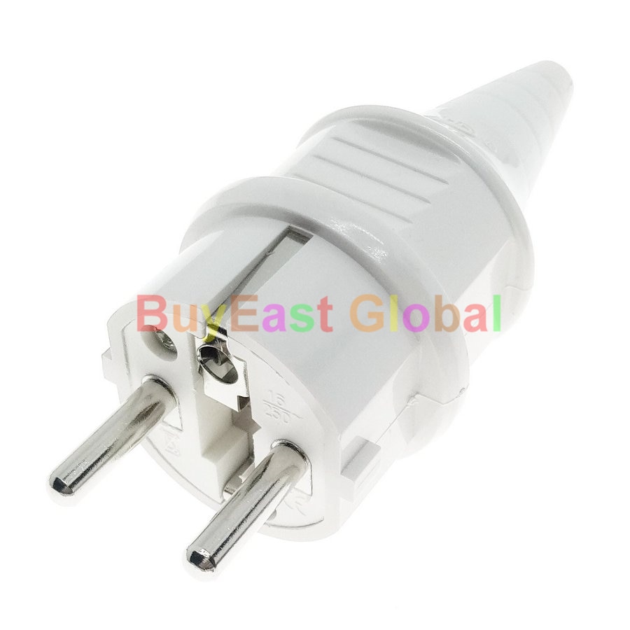 EU Schuko German French Type F Rewireable AC Power... Grandado