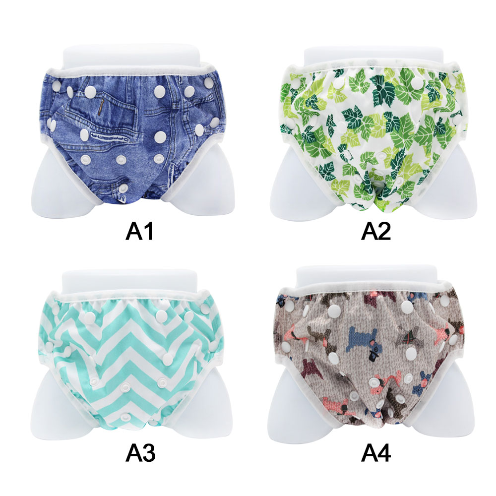 Toddler Training Swimming Diaper Leakproof Reusable Adjustable Nappy Swimwear Swimsuit Pool Pant