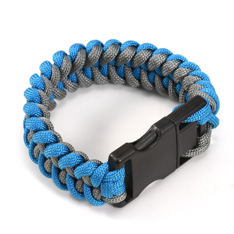 JASTER Nylon Braided Bracelets USB flash drive Pen drive Outside U Disk Bracelets U stick 4GB 32GB 64GB 128GB External Storage: 64GB / gray and blue