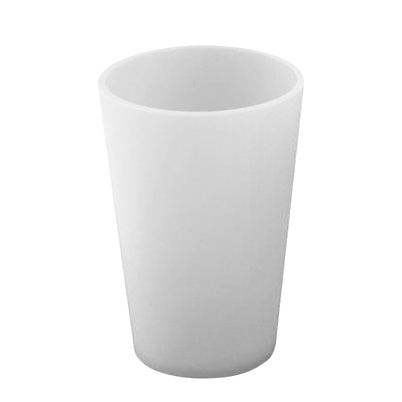 370ml Anti-vervorming Vouwen Siliconen Bier Mokken Draagbare Wijn Water Cups Praktische Drinkware voor Feesten en Dagelijks Gebruik: white