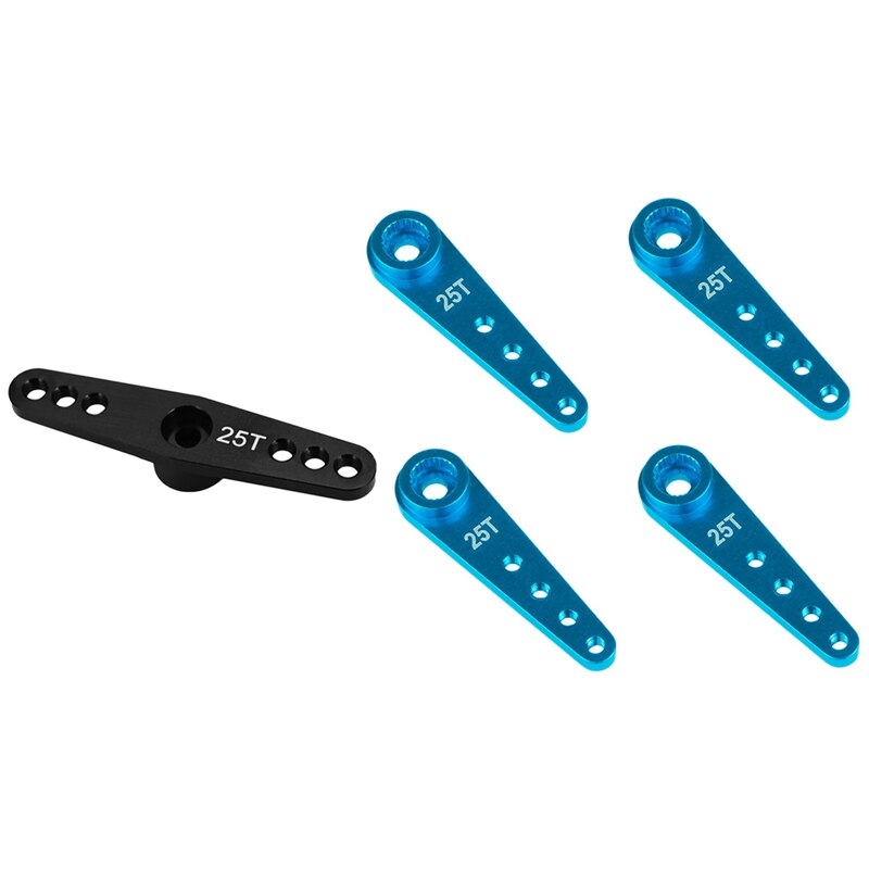 25T Servo Arm Hoorn Full Throttle Onderdelen Dubbele Steering Arm Met 4Pcs 37Mm 25T Extension steering Servo Arm Hoorn