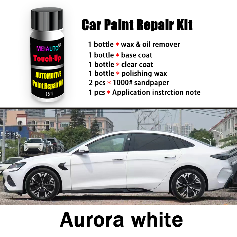 Car Paint Repair kit for BYD SEAL Touch-Up Paint Scratch Remover Automotive Paint Care Accessories Black White: Silver