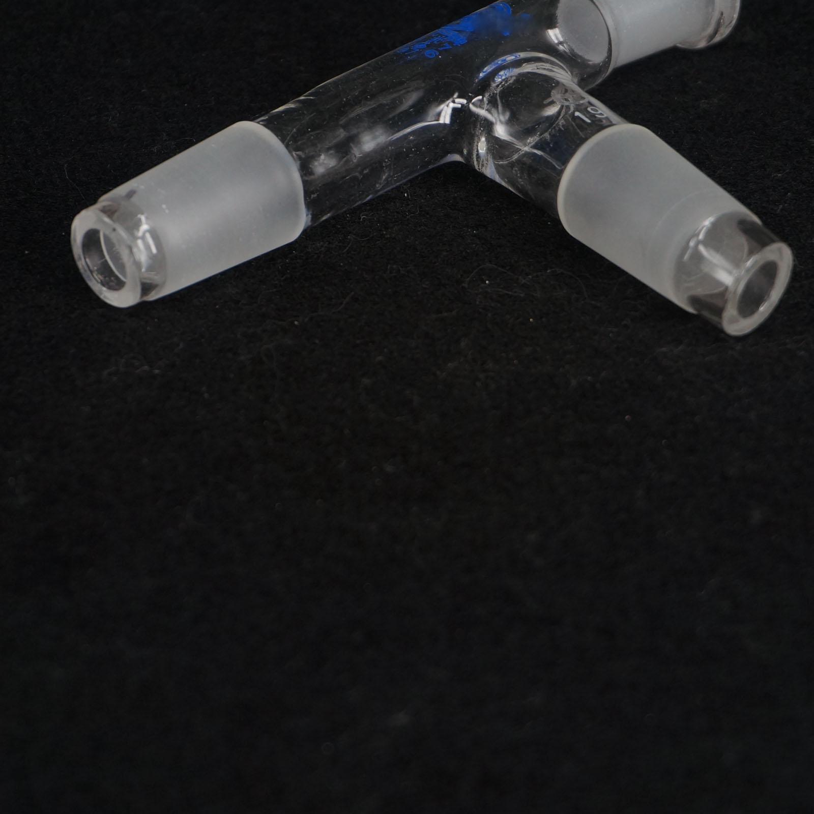 19/26 Joint Distillation Adapter 3-way Claisen 75 Degree Head Connector Tube