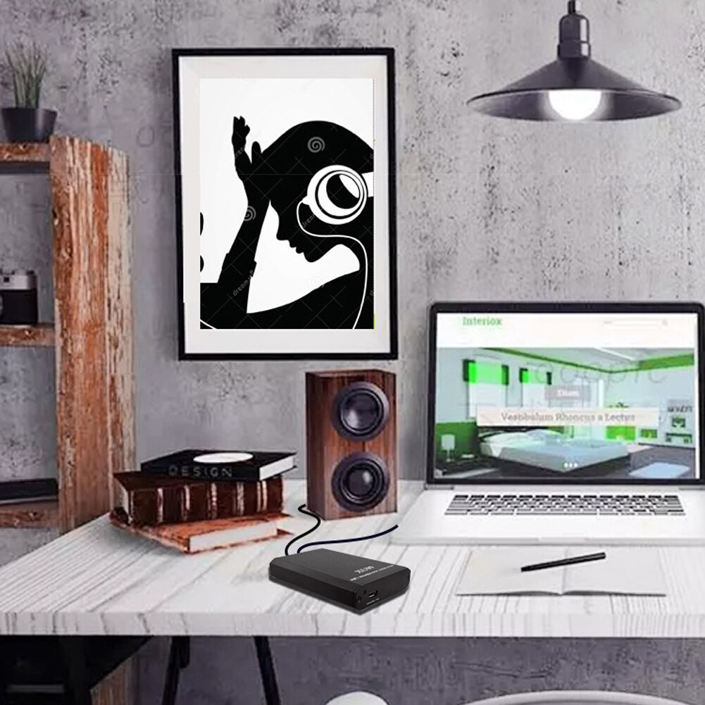 Compact Headphone Amplifier Portable Sound Improver Subwoofer Noiseless Earphone Amplifier