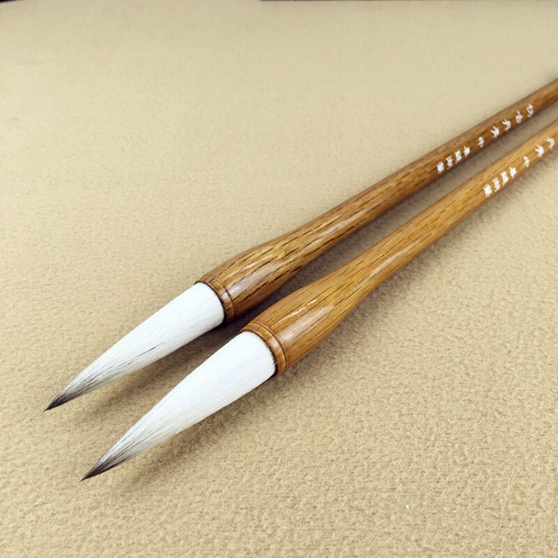 Pincel de caligrafía China Set Caligrafia Huzhou nubes blancas pincel Set Tinta China escritura oficial de escritura pincel