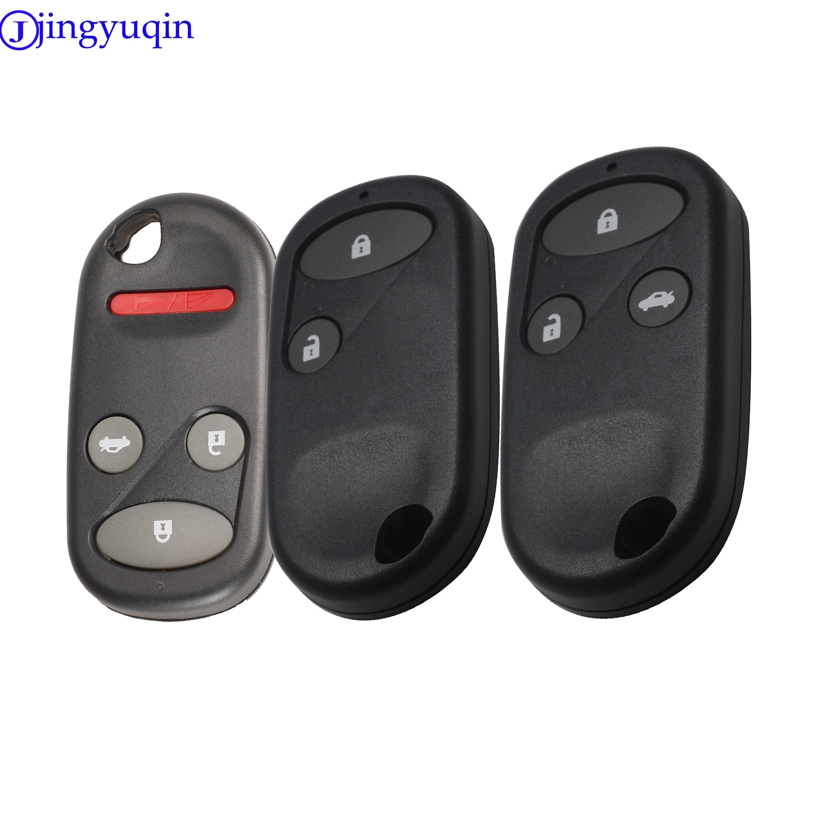 Jingyuqin 2/3/4 Knoppen keyless afstandsbediening sleutel auto shell is goed voor Honda Civic crv afstandsbediening sleutel