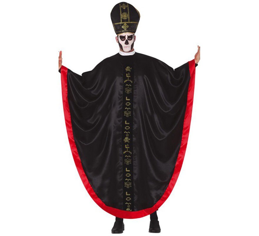 Disfraz de Cardenal Satánico para hombre - Halloween - Uniformes y Oficios/Religiosos, Monjas y Curas/Terror - Disfraces para