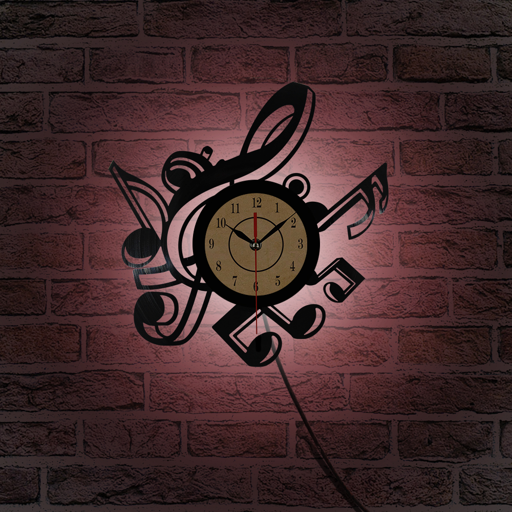 2021 novo relógio de parede vinil novidade sala estar do vintage retro vinil temas musicais cd record clock 3d decoração da sua casa relógio