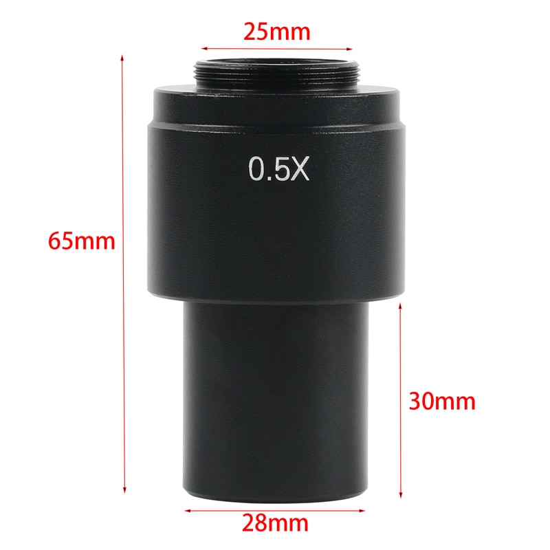 0.35X 0.5X 1X Industry Mono Lens Zoom C Mount Adapter Lens For 10A 0.7X~4.5X Industry Microscope Lens Camera Eyepiece Lens