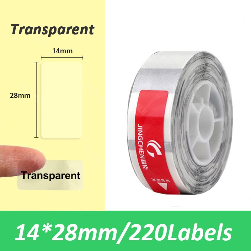 NIIMBOT D11 Label Maker Tape Name Bubble Address Waterproof Labels Sticker for Daycare Kids Bottles Mason Jars Spice Food: transparent1