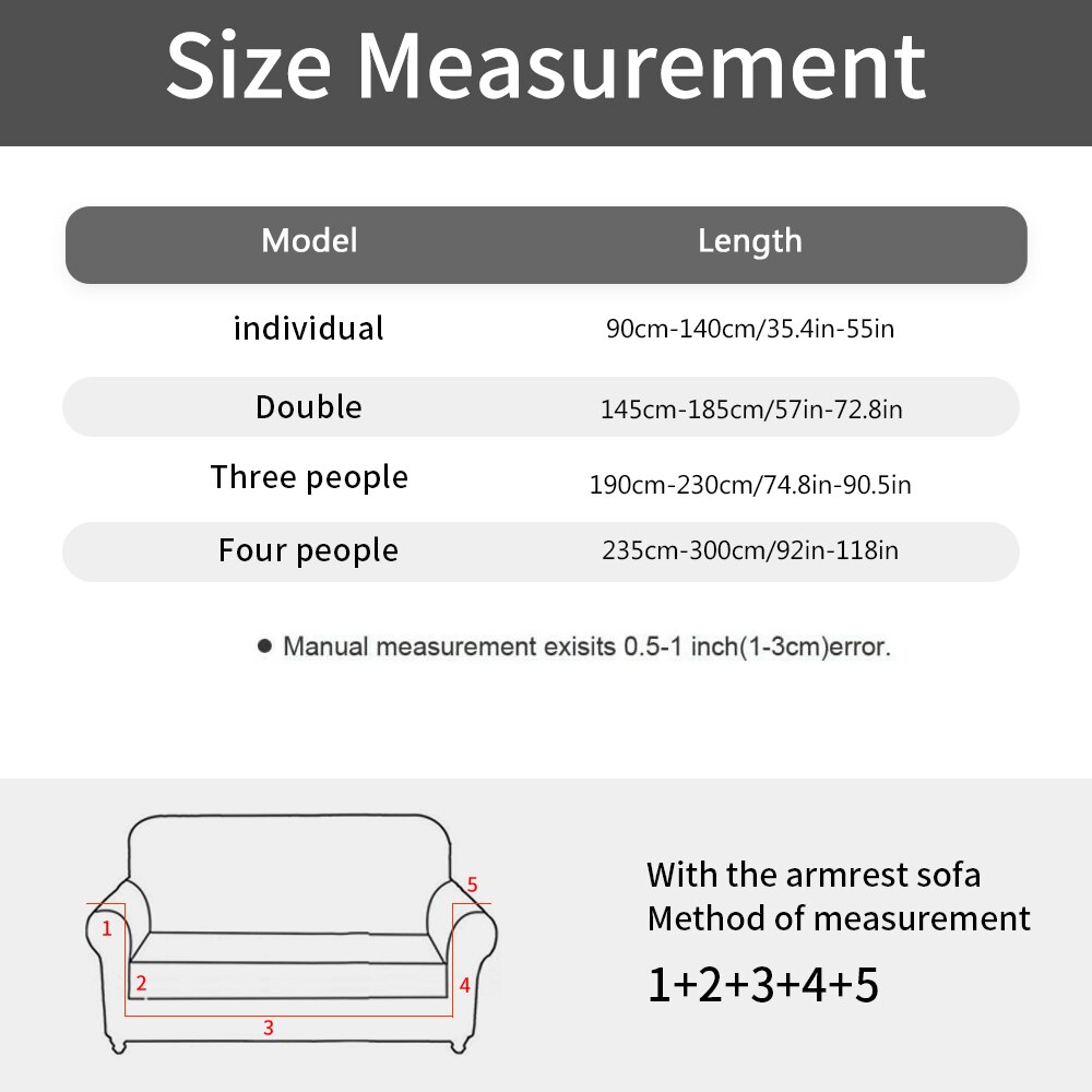 Stretch Slipcovers Sectional Elastic Sofa Cover for Living Room Couch Cover Pets Spandex Armchair Corner Cover 1/2/3/4 Seater