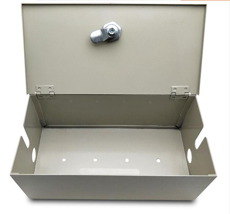 LPSECURITY outdoor waterproof steel box closure case cover for charging socket exit button switch keypad rfid reader