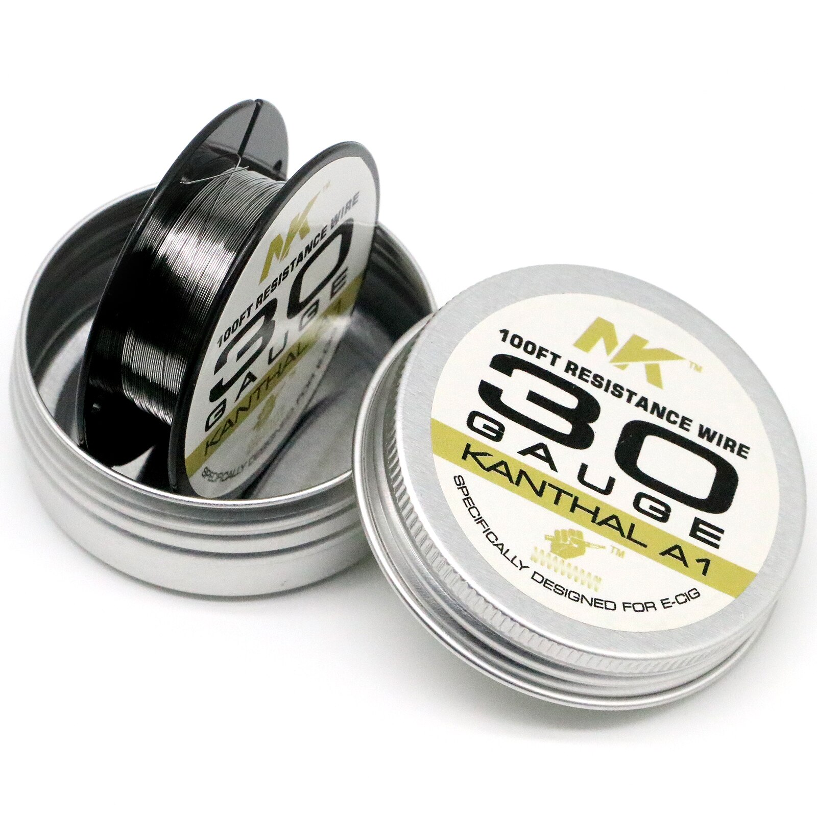 Filo di resistenza NK Clean KA1 22G 24G 26G 28G 30G 36G 38G 40G 44G filo bobina Vape: A1 40G 1000Ft