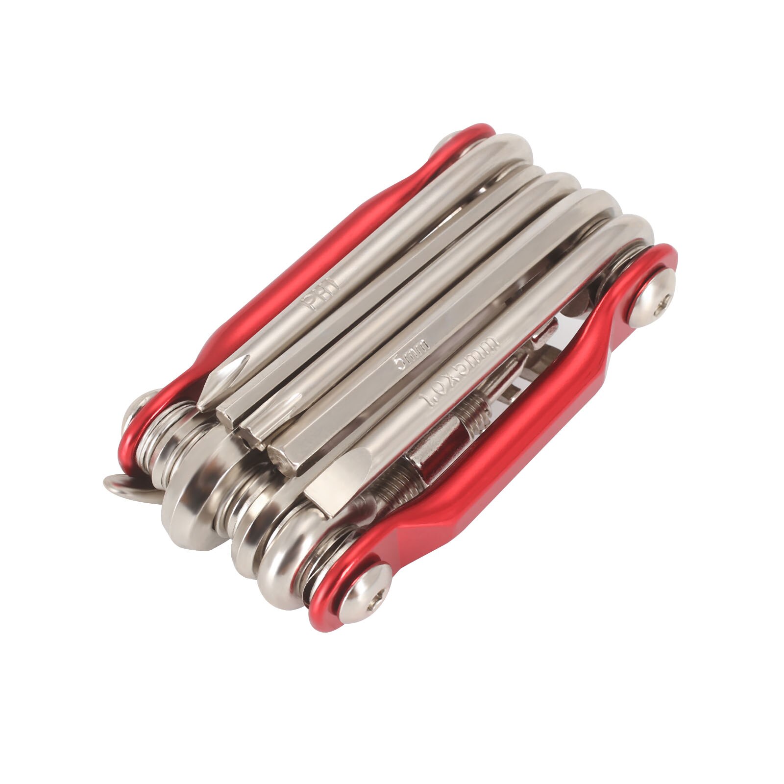 Kit De Réparation Multifonctionnel 11-en-1 Pour Vélo De Montagne, Clé