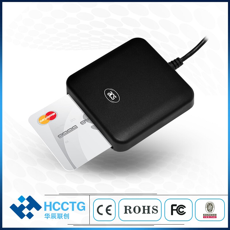 Skriv en usb contact ic emv smart chip card reader writer acr 39u-u1