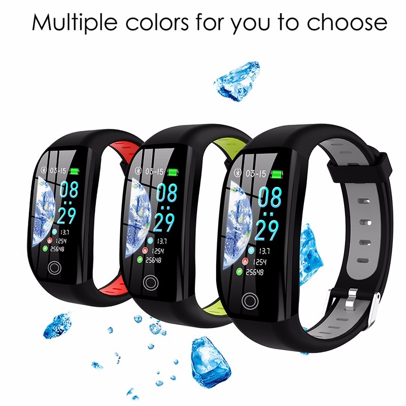 F21 pulseira inteligente rastreador atividade de fitness gps ip68 à prova dip68 água monitor freqüência cardíaca pulseira cardio com pressão arterial smartband