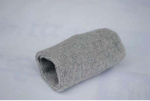 15cm basketball gym unisex sports cotton sweat with soft and comfortable wristband: Light Grey
