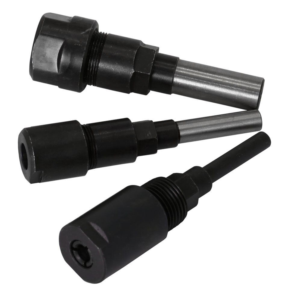 1PC 1/4" 8mm 12mm 1/2"Shank bits Router Collet Extension Engraving machine extension rod