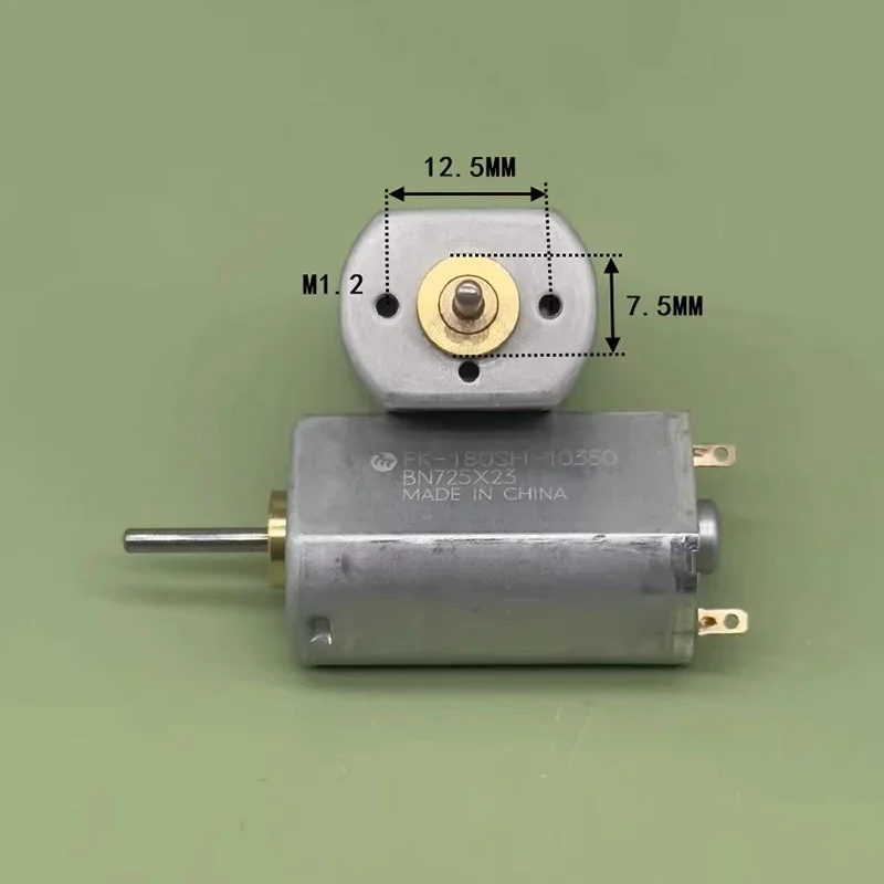 Mabuchi mini 180 motor fk -180sh-10350 dc 6v 12v 18v 24v 13000 o/min høyhastighets metallbørste mikro 20mm elektrisk motor gjør-det-selv hobbyleke