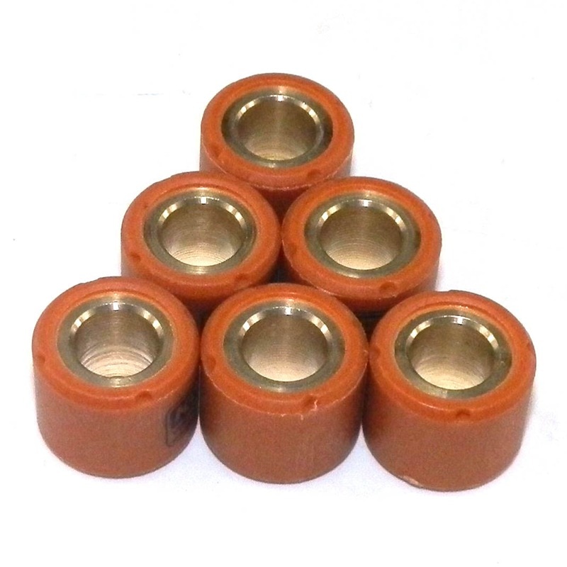 Paquete de 6 uds. De pesos para rodillos, variador de rendimiento, 16mm x 13mm, 5g, 6g, 7g, 8g, 9g, 10g, para 139QMB, 50cc, GY6, piezas de motocicleta, 16X13