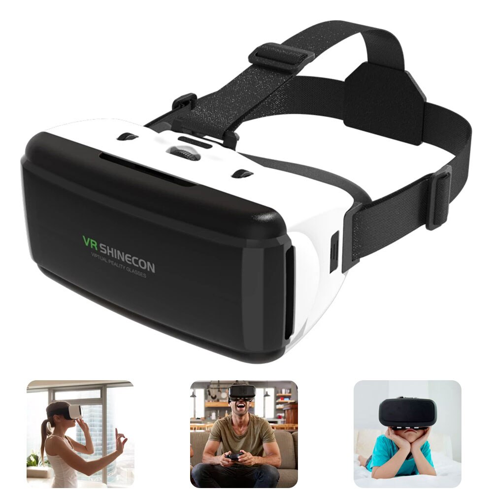 3D VR Glasses Virtual Reality Headset Helmet Goggles Stereo For Smartphones Bluetooth Rocker Wirth Viar Binoculars Video Game